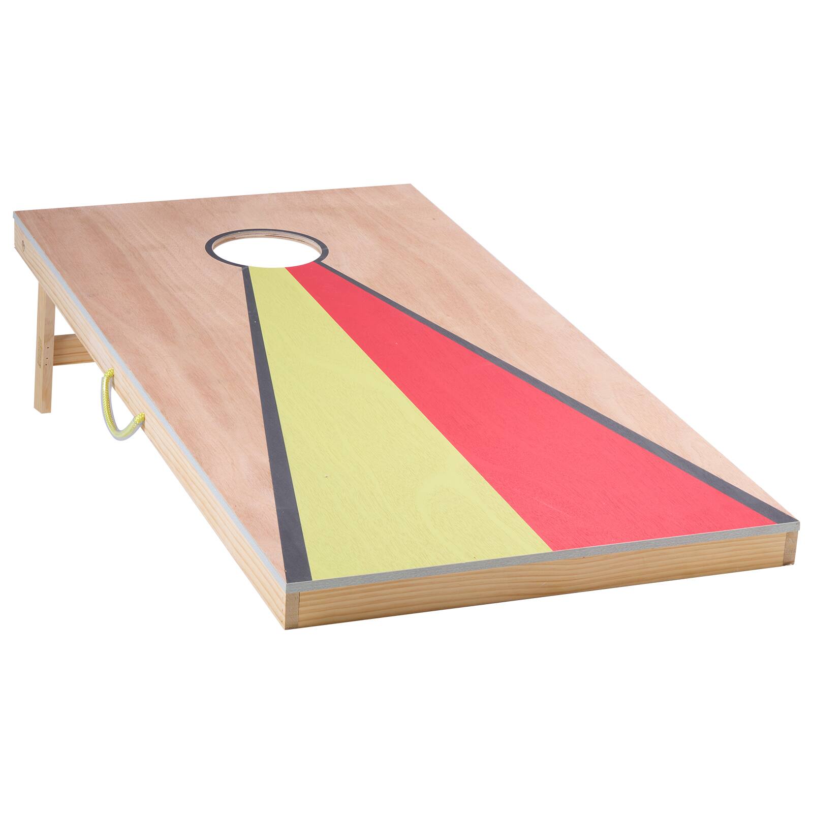 Alt View 5. VEVOR - Cornhole Set, 4x2 ft Corn Hole Game Boards, Solid Wood Portable Toss Board, Indoor and Outdoor Cornhole Play - Wood.