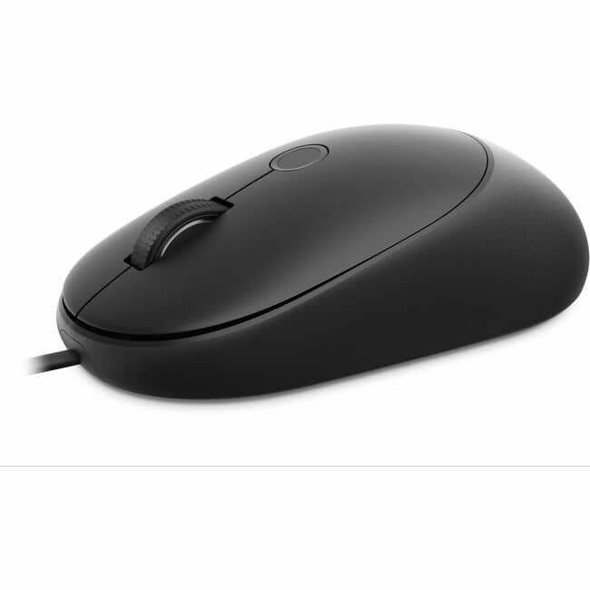Dell - Pro 5 Wired Fingerprint ESS Mouse - MS526C - PC, Mac - Full-size Mouse - Optical - Cable - USB Type A - Wired - Black