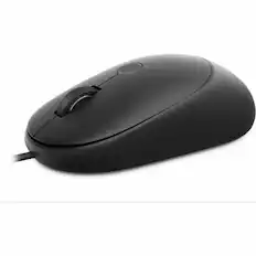 Front. Dell - Dell Pro 5 Wired Fingerprint ESS Mouse - MS526C - PC, Mac - Full-size Mouse - Optical - Cable - Black - USB Type A - Black.