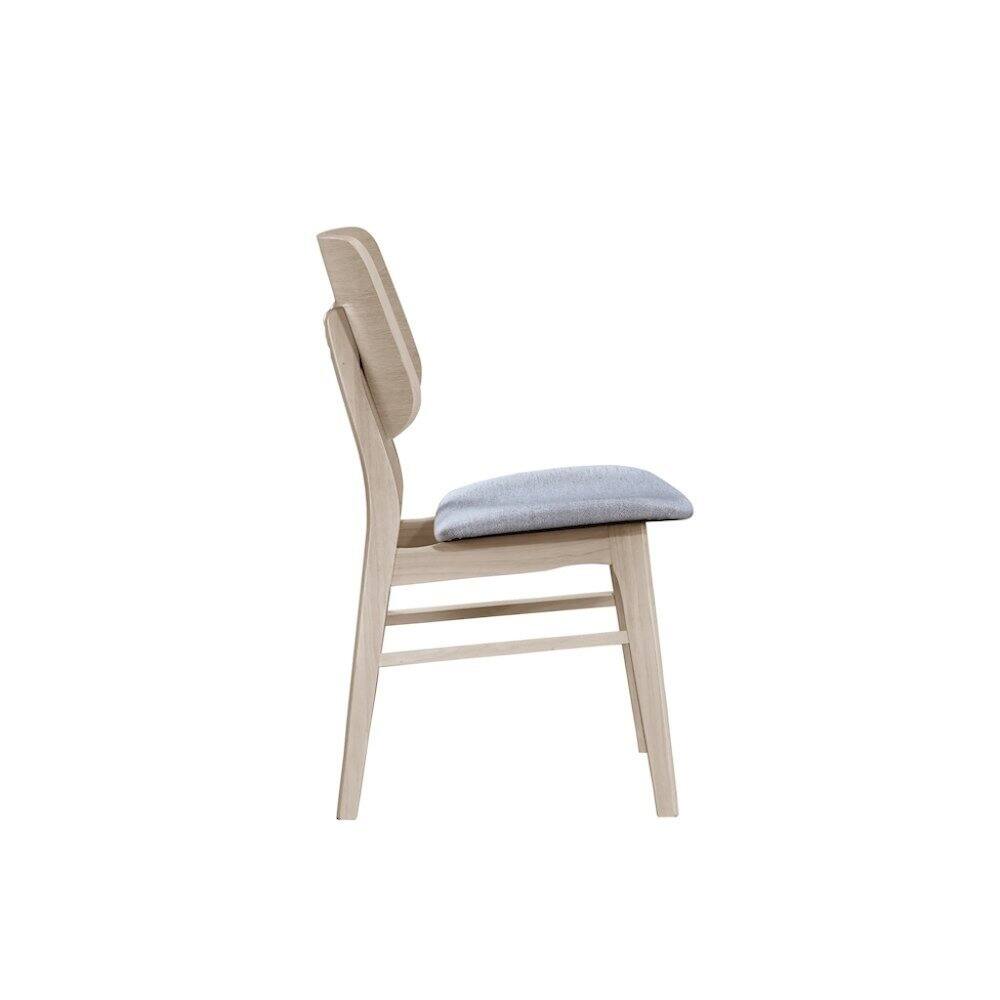 Alt View 6. FurniFact - 5-Piece Wood Dining Set Mid-Century White Ash - White.