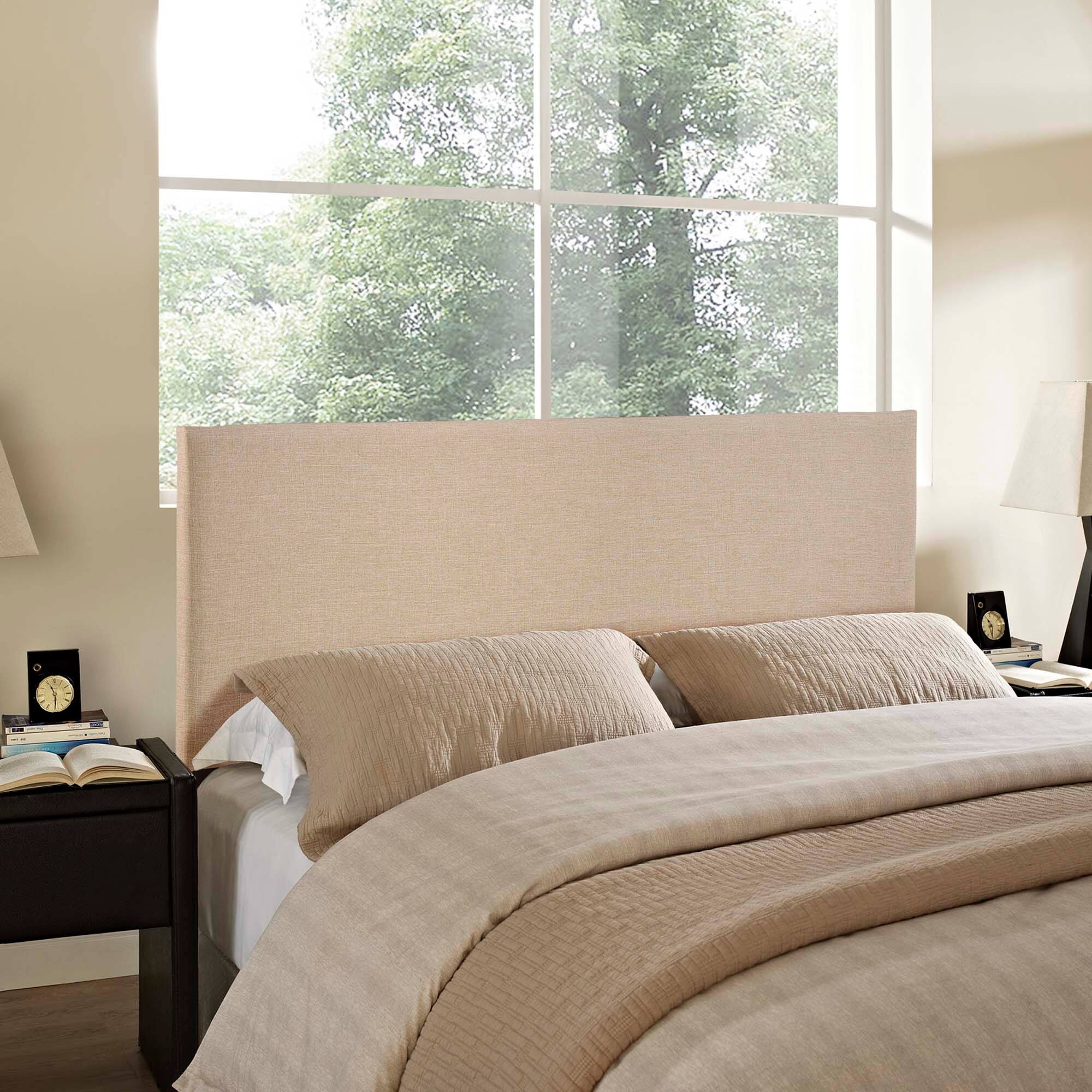 Alt View 3. Modway - Region Upholstered Queen Headboard by Modway - Brown.