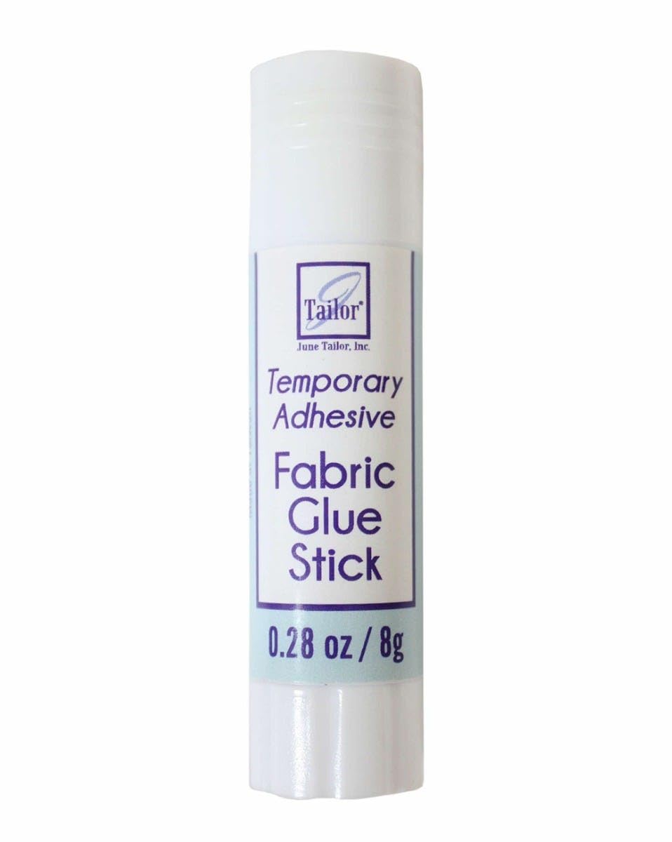 Tailor June Tailor, Inc.  
Temporary Adhesive Fabric Glue Stick  
0.28 oz / 8g