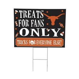 Evergreen Enterprises - Texas Longhorns 18" x 24" Halloween Treats Outdoor Yard Sign - Multicolor