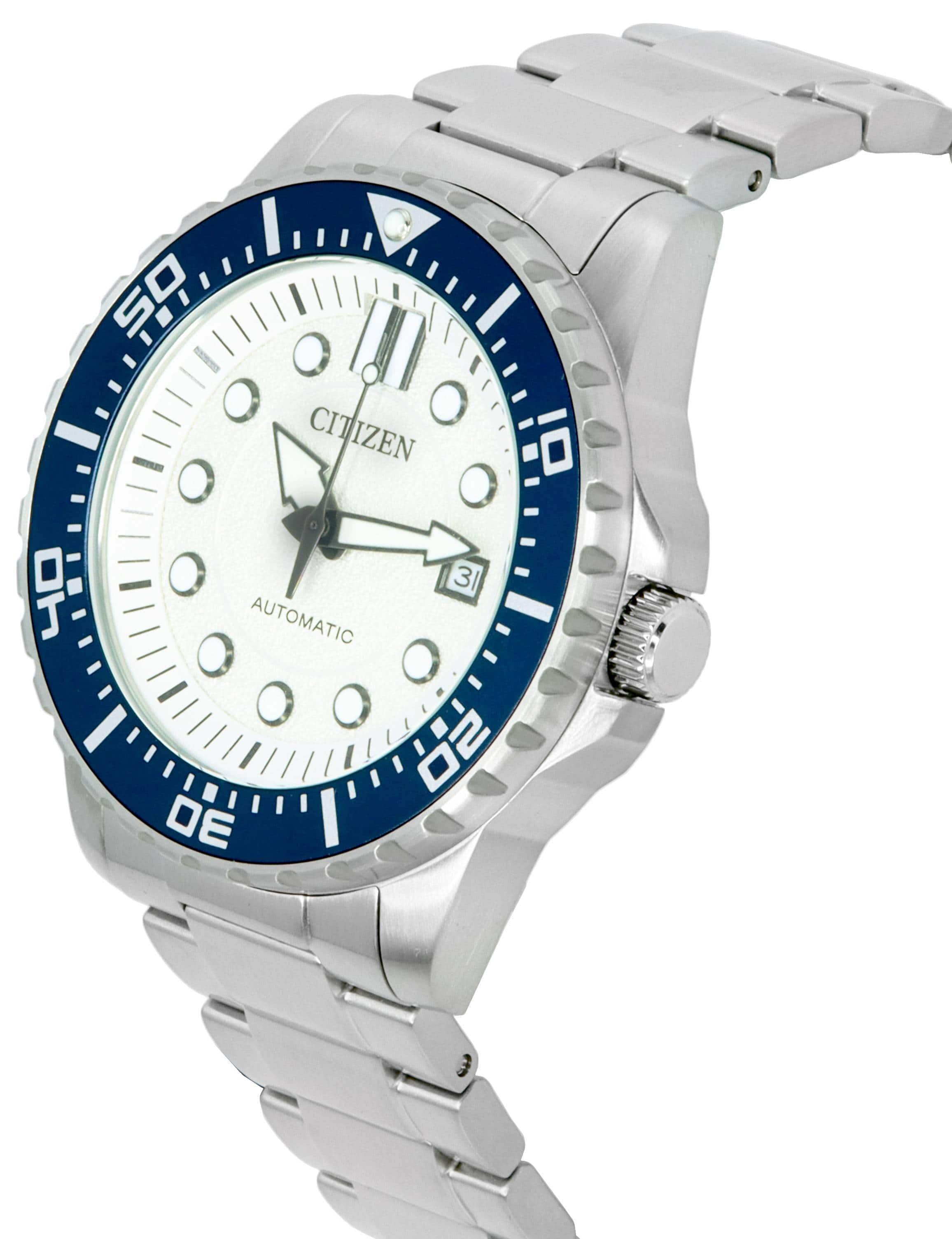 Citizen Urban Dial Automatic NJ0171 81A 100M Men's Watch White