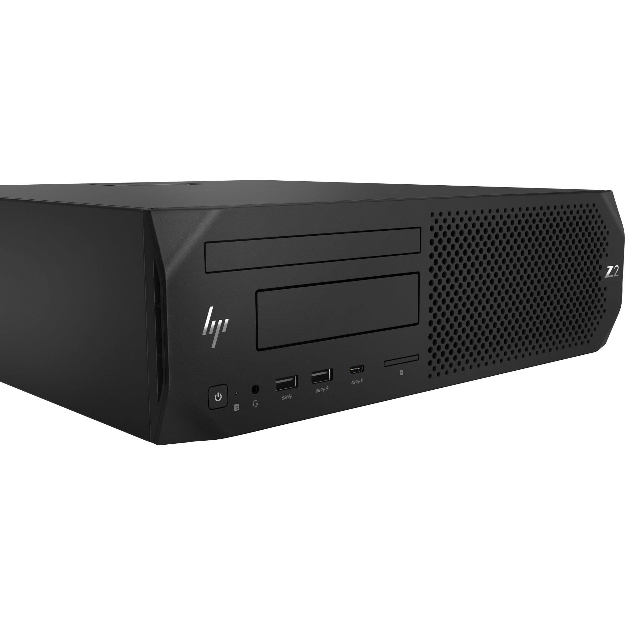 Alt View 1. HP - Z2 SFF G4 Workstation Intel Xeon E-2144G 3.6 GHz 16 GB DDR4 512 GB SSD Intel UHD P630 Windows 11 Pro Workstation Desktop - Black.