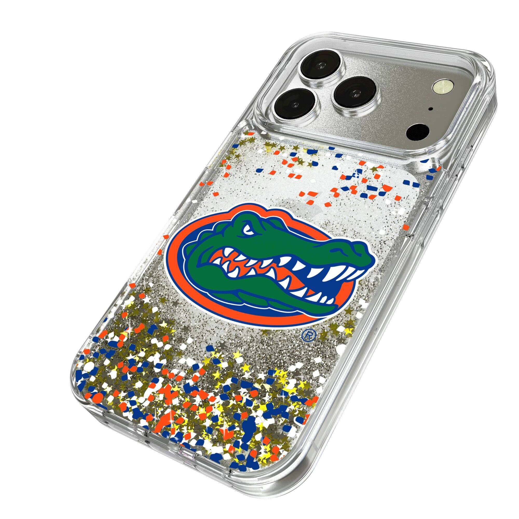 Alt View 1. Keyscaper - Florida Gators iPhone Glitter Confetti Design Case - 14 - Multicolor.