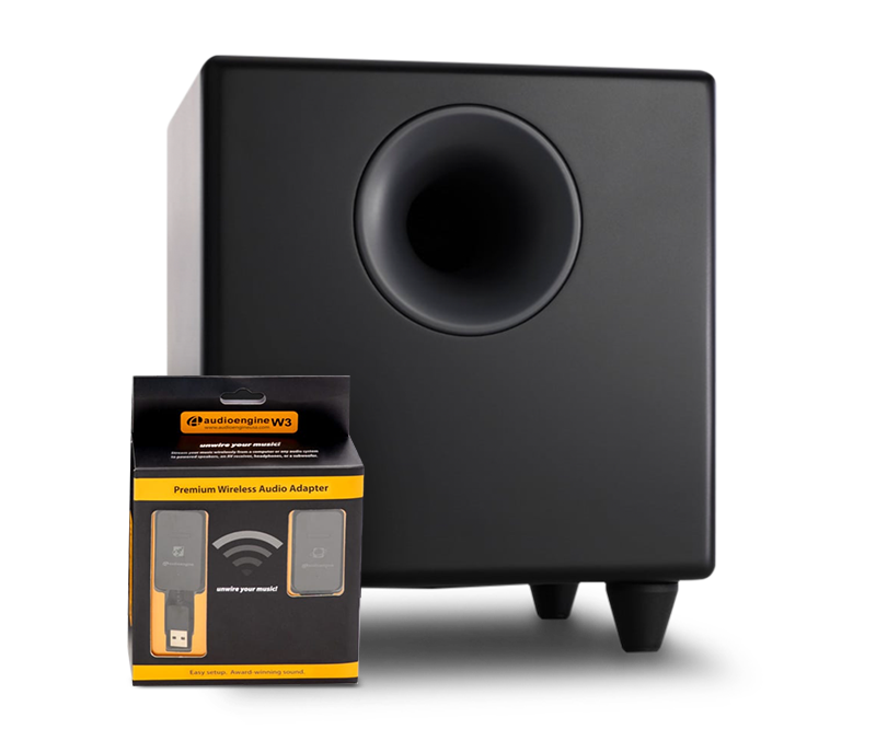 Audioengine - S8 Wireless Subwoofer - Black