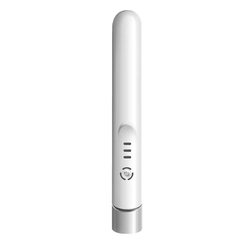 Cluzine - Cordless Mini Hair Straightener & Curler, 3-Temp Control, Negative Ions, Portable USB Rechargeable for Travel