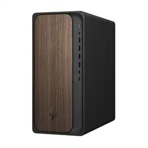 Front. HP - Refurbished HP OmniDesk M03-0057c Desktop AI PC, Windows 11 Home 64-Bit.