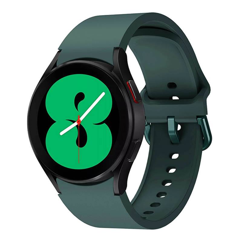 Front. StrapsCo - Sports Strap Silicone Rubber Watch Band For Samsung Galaxy Watch 5 - Red.
