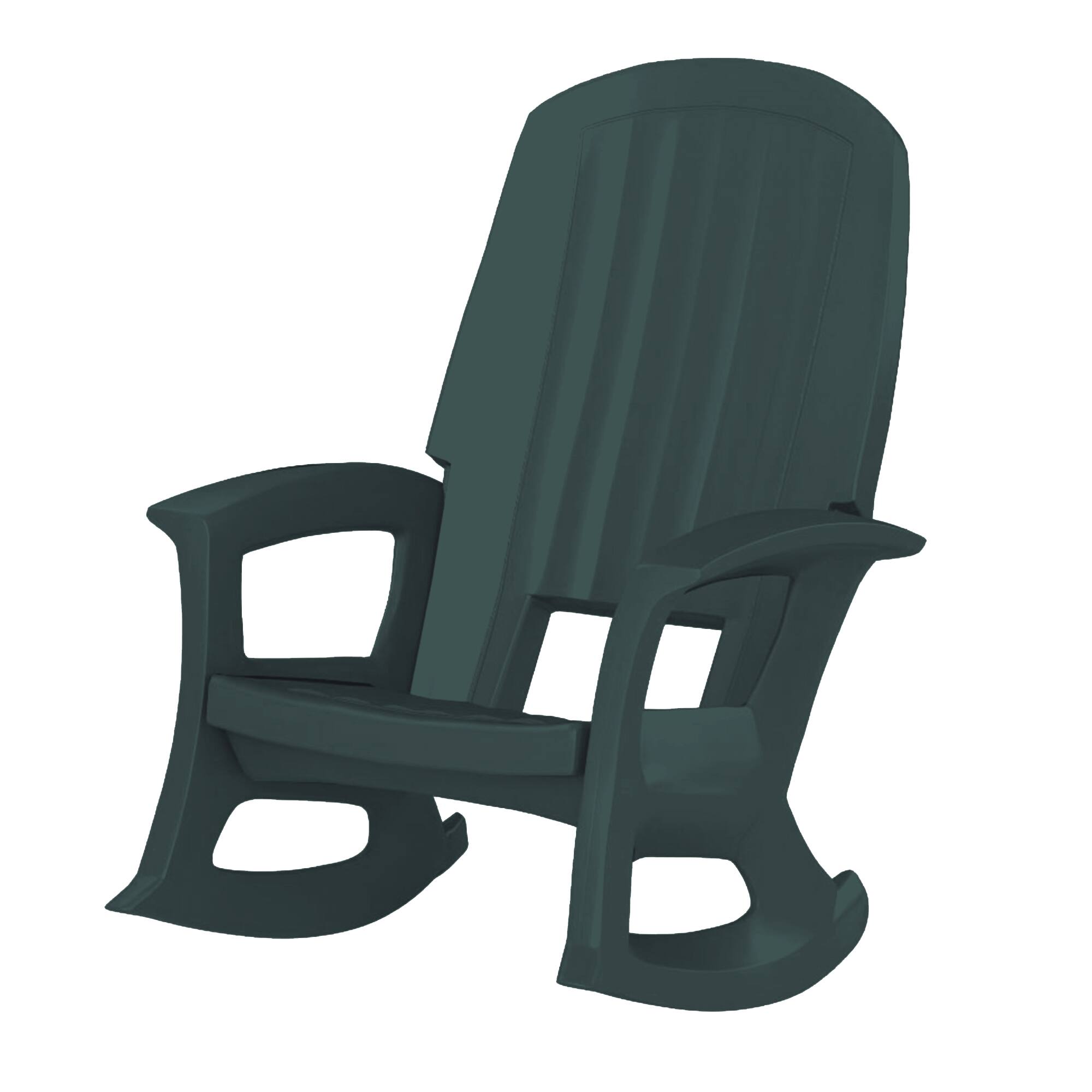 Alt View 8. Semco - Semco Plastics Rockaway Heavy Duty All-Weather Outdoor Rocking Chair, Green - Green.