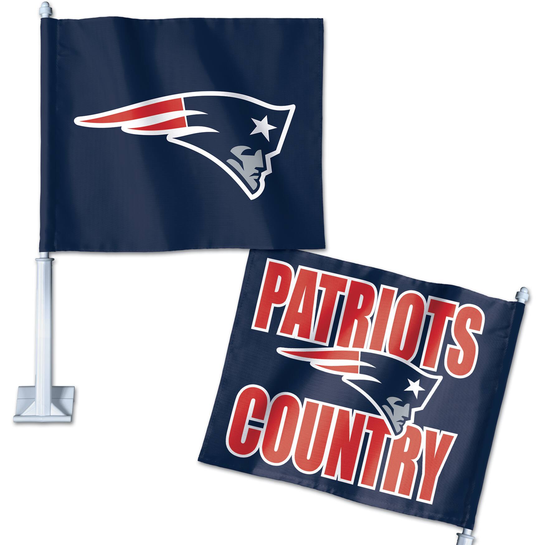 WinCraft - Double-Sided Slogan Car Flag - Multicolor