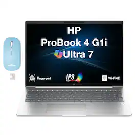HP - Upgraded - ProBook 4 G1i Laptop 16.0 WUXGA Display (Ultra 7-255U, 64GB, 2TB SSD, Win 11 Pro) w/Dockztorm Wireless Mouse - Pike Silver