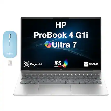 HP ProBook 4 G1i Ultra 7
DOCK
Fingerprint
IPS SuperCLEAR
Wi-Fi 6E