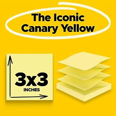 The Iconic Canary Yellow  
3x3 Inches