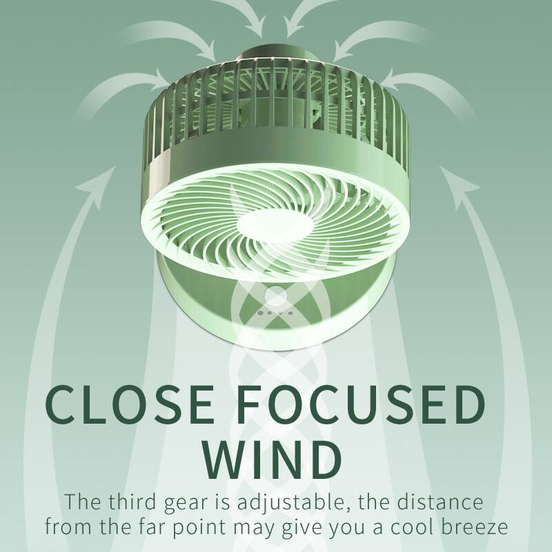 CLOSE FOCUSED WIND

The third gear is adjustable, the distance from the far point may give you a cool breeze