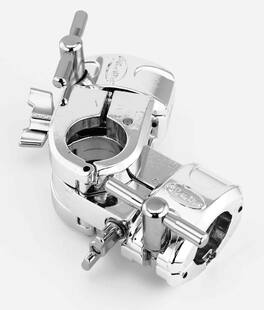Gibraltar Hardware - Chrome Series Adjustable Right Angle Clamp, Heavy-Duty Drum Rack Connector with 90-Degree Pivot for Rack Assembly