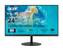 Acer - Refurbished Excellent - SB240Y G0 23.8" LCD Monitor 120Hz 1920x1080 - White