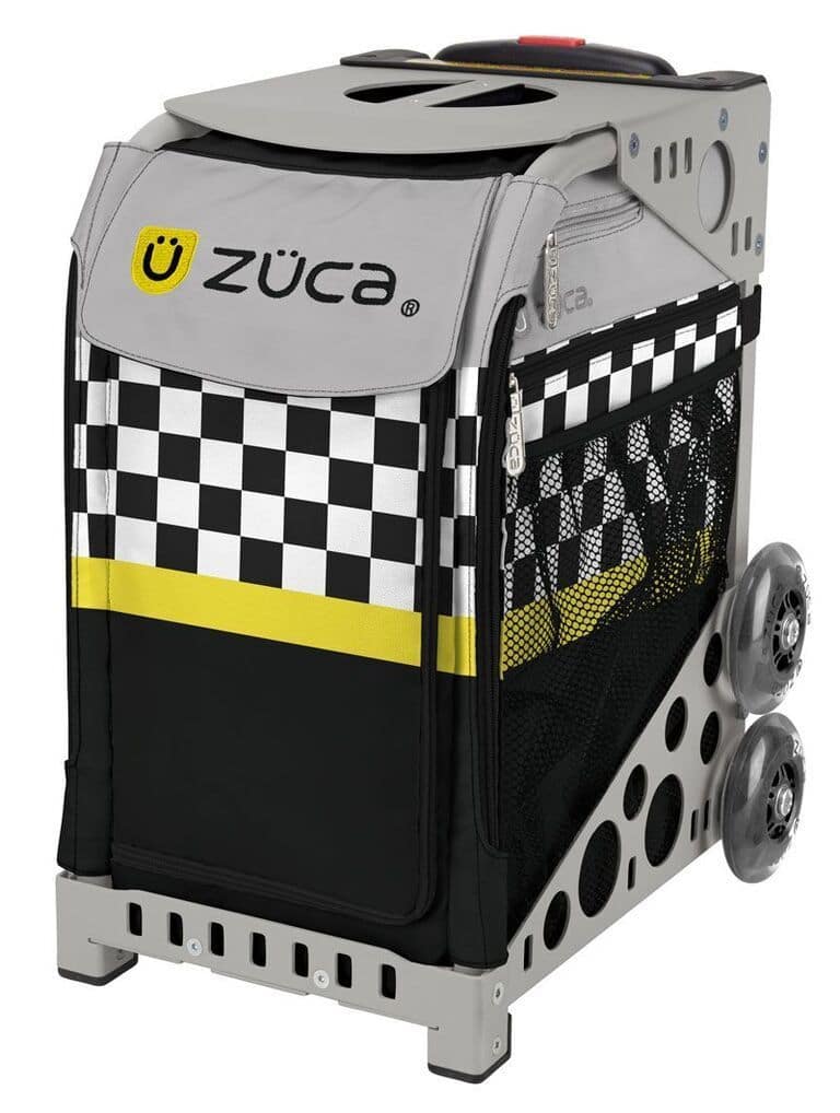 Zuca - Sk8ter Block Sport Insert Bag and Frame with Flashing Wheels - Gray