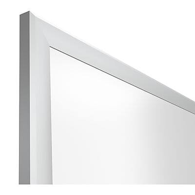 Alt View 3. TRU RED - TRU RED™ Magnetic Steel Dry Erase Board, Satin Frame, 5' x 3' (TR61176) - Satin Frame.