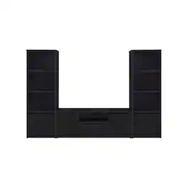 Coaster Co. of America - Winfield 3-piece Entertainment Center 60-inch TV Stand - Black