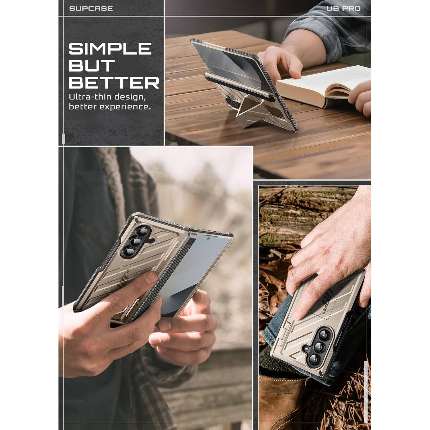 SUPCASE
SIMPLE BUT BETTER
Ultra-thin design, better experience.