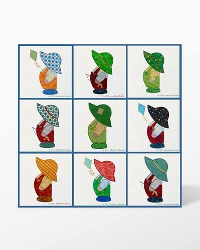 Alt View 2. AccuQuilt - Overall Sam Embroidery Designs CD by Marjorie Busby.