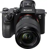Sony - Alpha 7 III Mirrorless 4K Video Camera Kit with SEL28702 Lens - Black - Front_Zoom