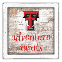 Fan Creations - Texas Tech Red Raiders 14'' x 13'' Adventure Awaits Money Box - Multicolor