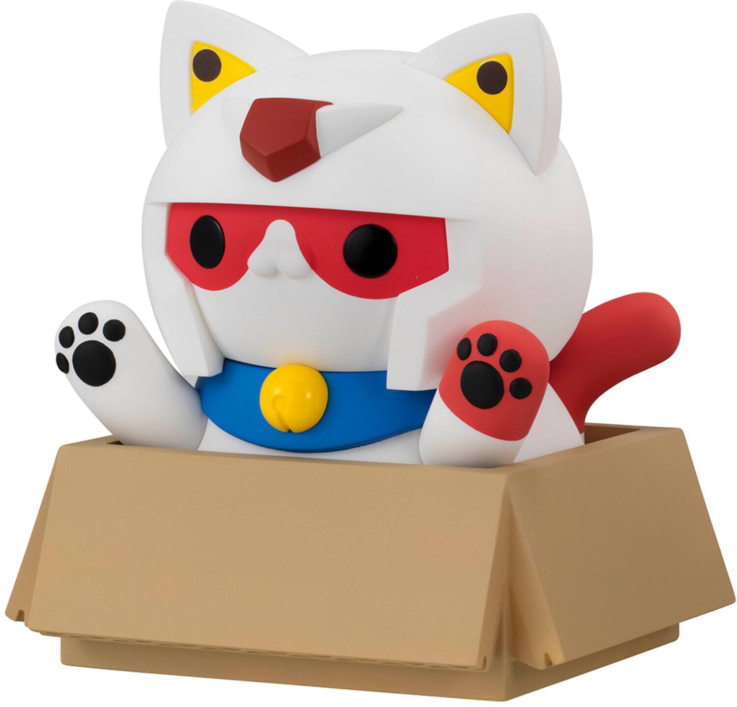 Alt View 1. Bandai - Megahouse - Mobile Suit Gundam - Mega Cat Project: The Big Series - Nyandam Gundam   - Collectibles - Multicolor.