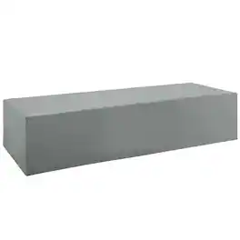 Immerse Convene / Sojourn / Summon Chaise Outdoor Patio Furniture Cover by Modway - Gray