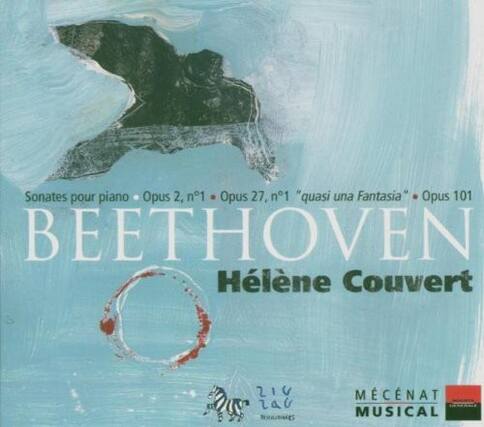 Sonates pour piano
Opus 2, n°1
Opus 27, n°1 "quasi una Fantasia"
Opus 101
BEETHOVEN
Hélène Couvert
216
lav
NRUBNKES
MCNAT
MUSICAL
MÉCÉNAT MUSICAL