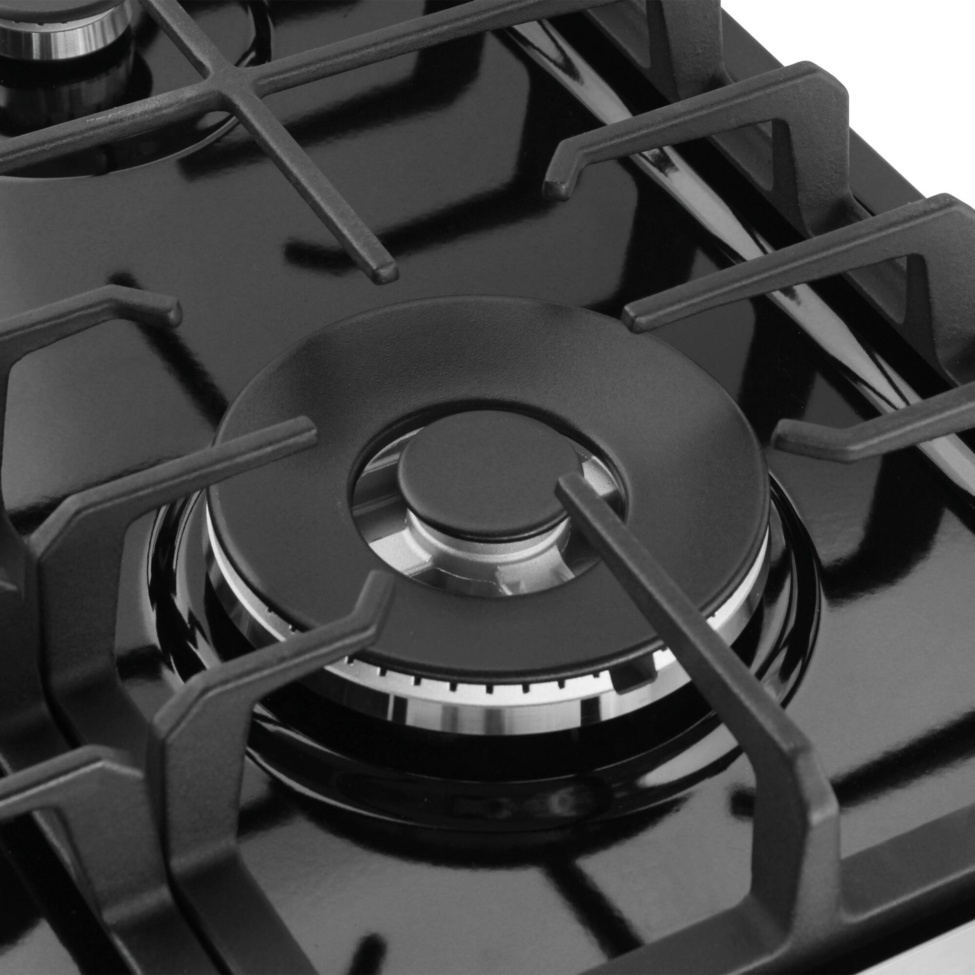 Alt View 5. COSMO - COS-RGS305SS 30 in. Stellar Collection 4.6 cu. ft. Gas Range, 5 Burners, Convection Oven, Cast Iron Grates - Stainless Steel.