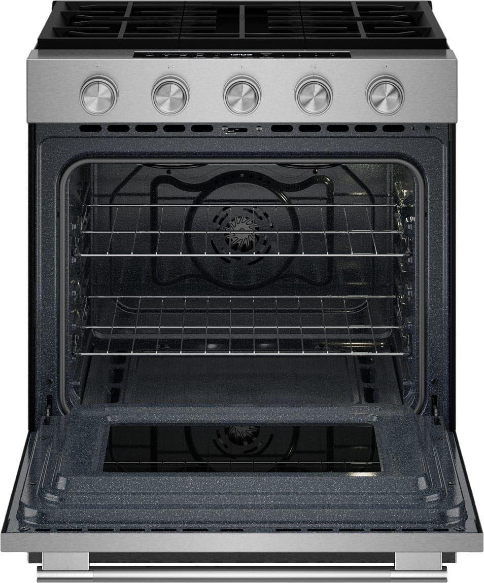 Alt View 1. KitchenAid - 5.0 Cu. Ft. Slide-in Gas Range with Convection Cooking Modes - Fingerprint Resistant Stainless Steel.