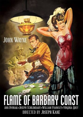 Front. Flame of Barbary Coast   - DVD.