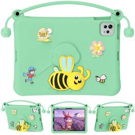 Dteck - for Apple iPad (A16) 11" 2025 & iPad Air 11‑inch (M4) 2026 Kids EVA Tablet Case,Shockproof Kickstand Cover + Handle - Lightcyan