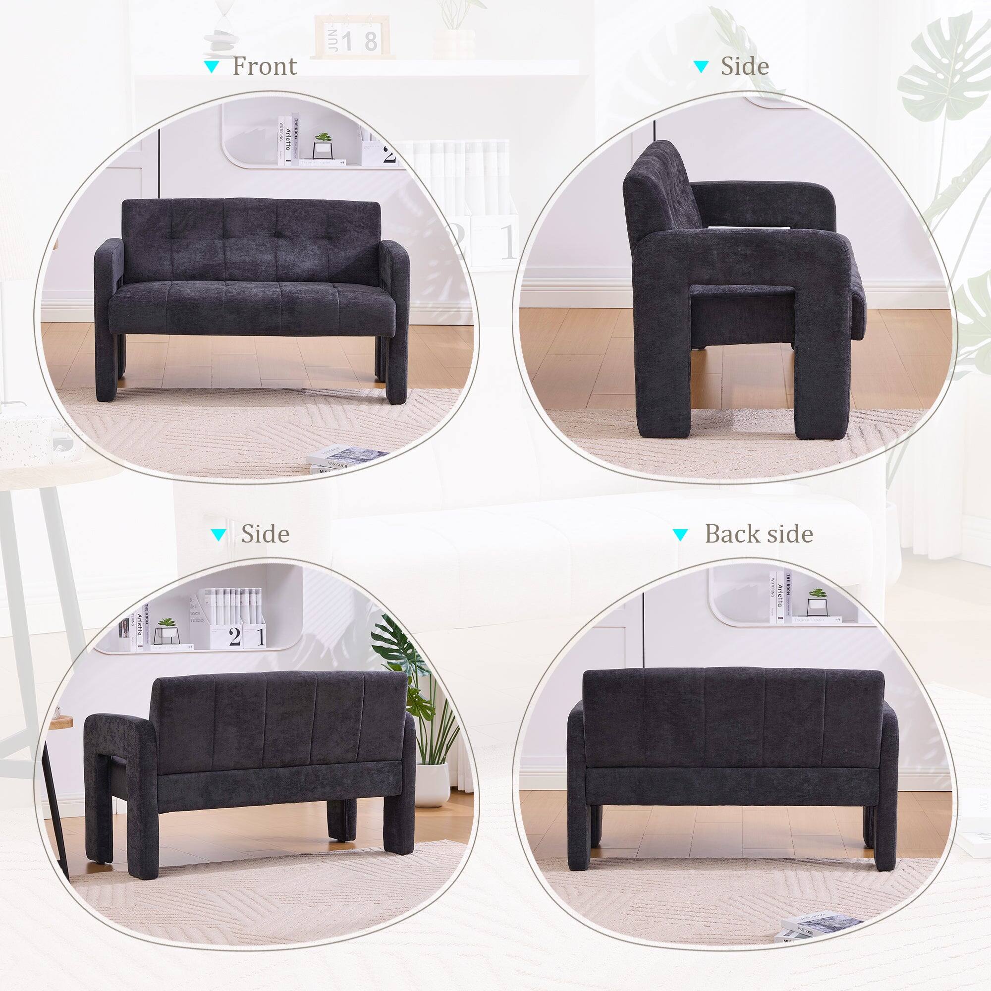 Front  
Side  
Side  
Back side