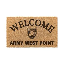 Jardine - Army Black Knights 18" x 34" Welcome Coir Doormat - Brown