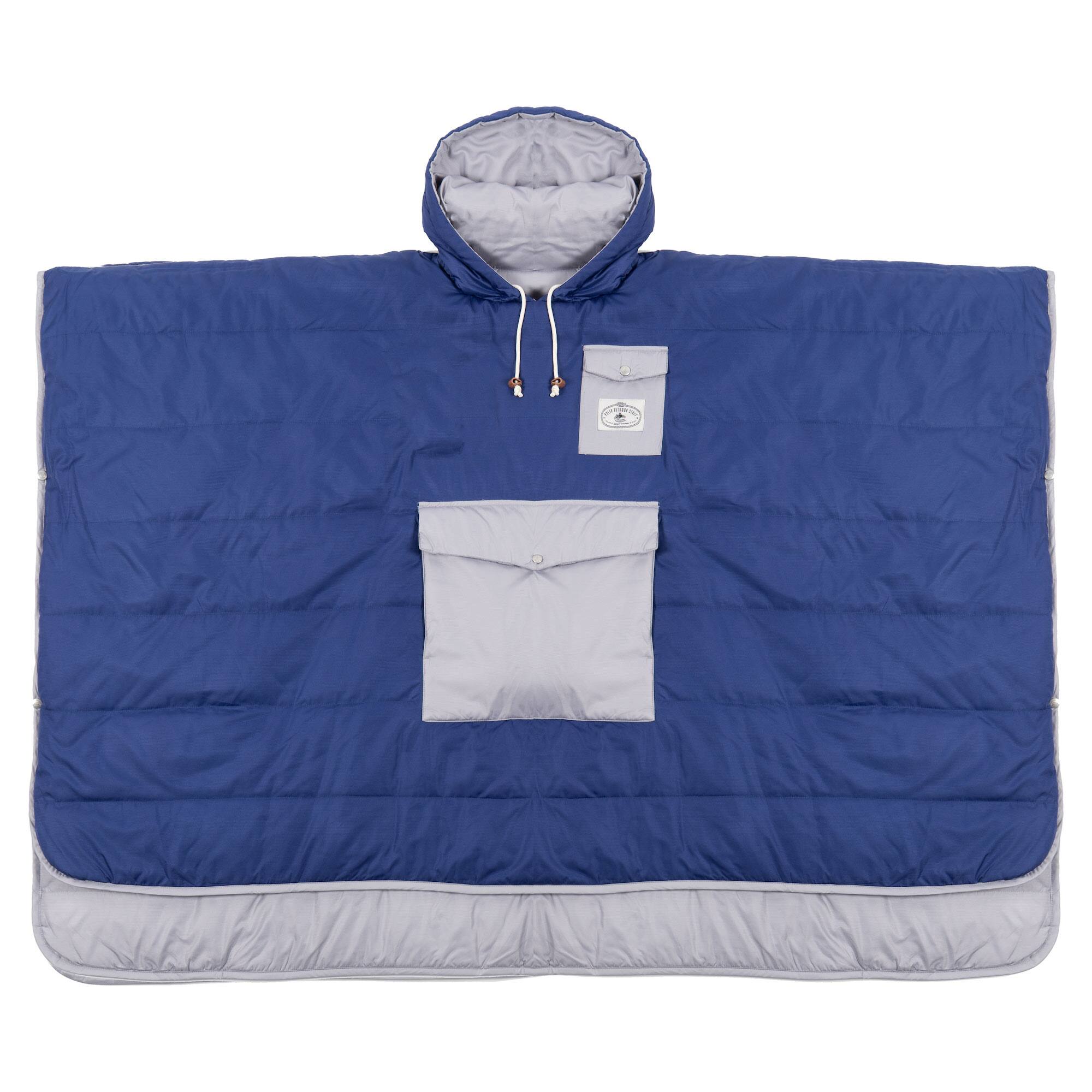 Alt View 1. Poler - Vancouver Canucks Reversible Camp Poncho - Multicolor.