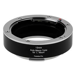 Fotodiox - Pro Automatic 15mm Macro Extension Tube Section - Compatible with L-Mount Alliance Cameras for Close-up Photography