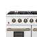 Alt View 9. Forno Appliances - Galiano 6.58 Cu. Ft. Freestanding Gas Range with Convection Oven - White.