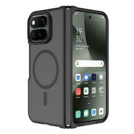 UUCOVER - Magnetic Case for Google Pixel 11 Pro Fold,Shockproof Translucent Matte PC Case Compatible with MagSafe Slim Cover - Black