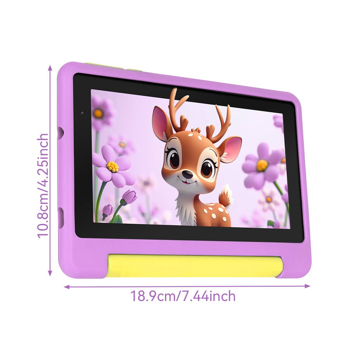 10.8cm/4.25inch  
18.9cm/7.44inch