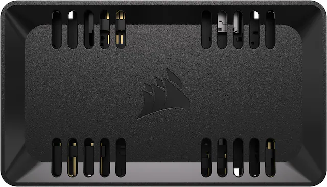 Front. CORSAIR - CORSAIR Commander Duo Lighting and Fan Controller – ARGB and iCUE LINK Hybrid - Black.