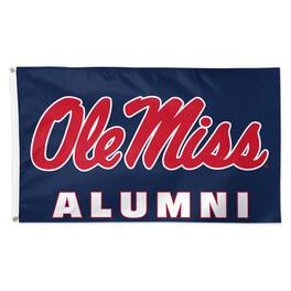 WinCraft - Ole Miss Rebels 3' x 5' Single-Sided Deluxe Alumni School Supporter Flag - Multicolor