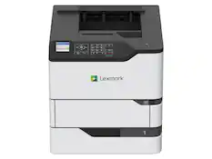Front. Lexmark - Lexmark MS821n Single Function Monochrome Duplex Laser Printer - false.