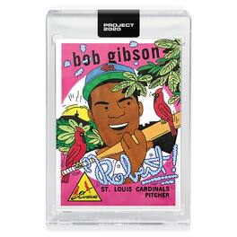 Topps - PROJECT 2020 Card 84 - 1959 Bob Gibson by Ermsy - Pink