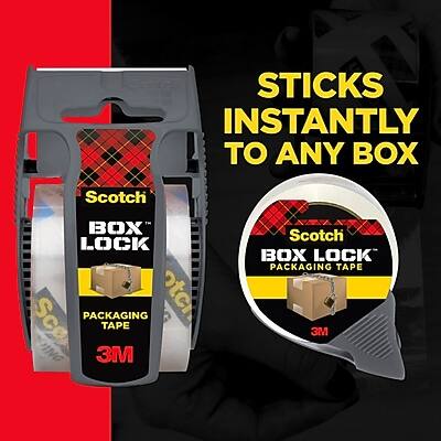 STICKS INSTANTLY TO ANY BOX

Scotch BOX LOCK PACKAGING TAPE 3M

Scotch BOX LOCK PACKAGING TAPE 3M