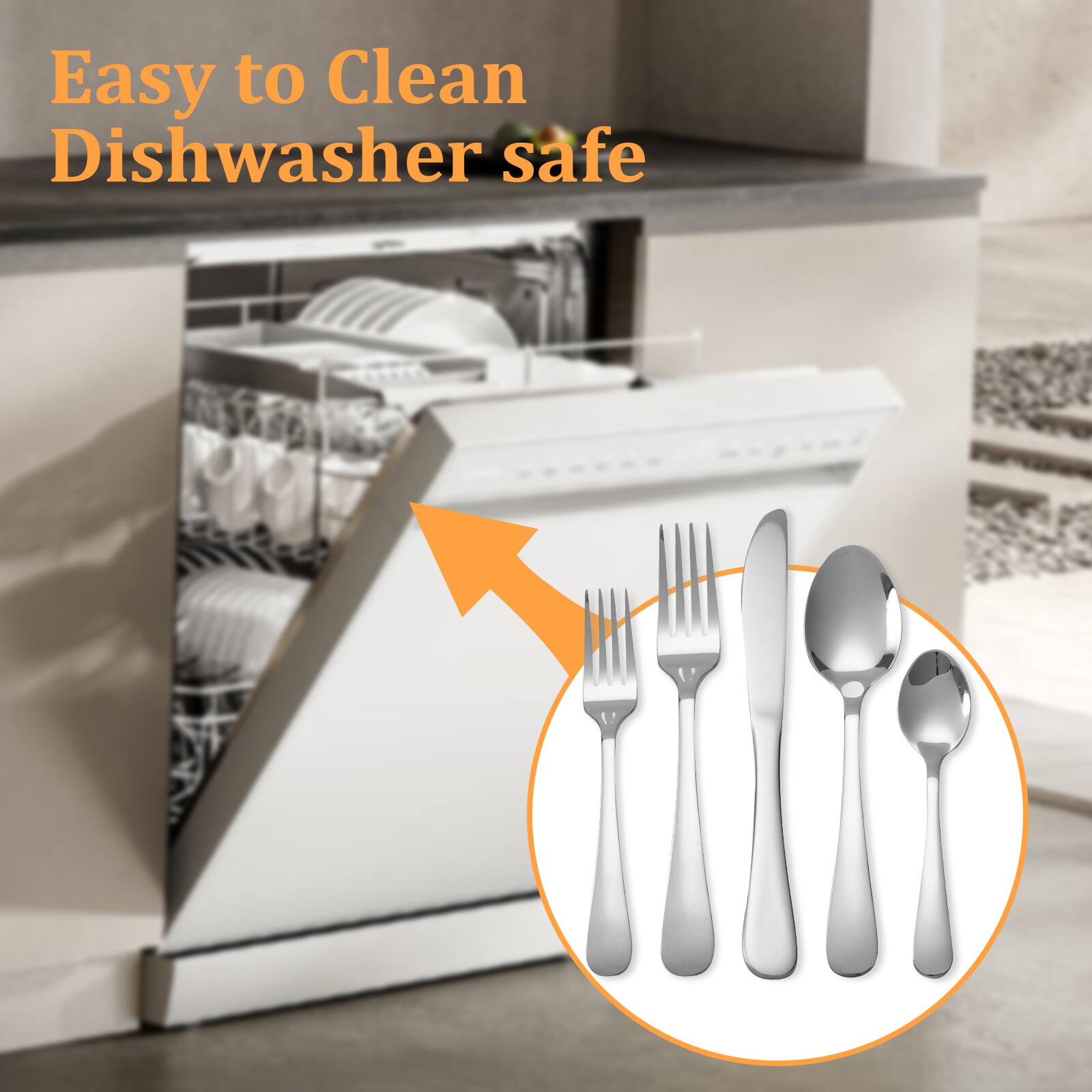 Easy to Clean  
Dishwasher safe