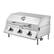 Alt View 5. VEVOR - Tabletop Gas Grill, 3-Burner Stainless Steel Portable Propane Grill, with Built-in Thermometer, Travel Locks - Sliver.
